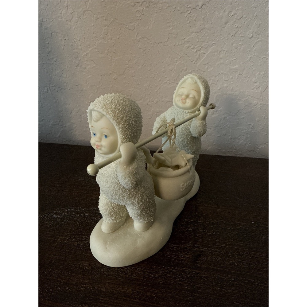 Dept 56 Snowbabies Whistle While You Work Figurine Boxed Retired